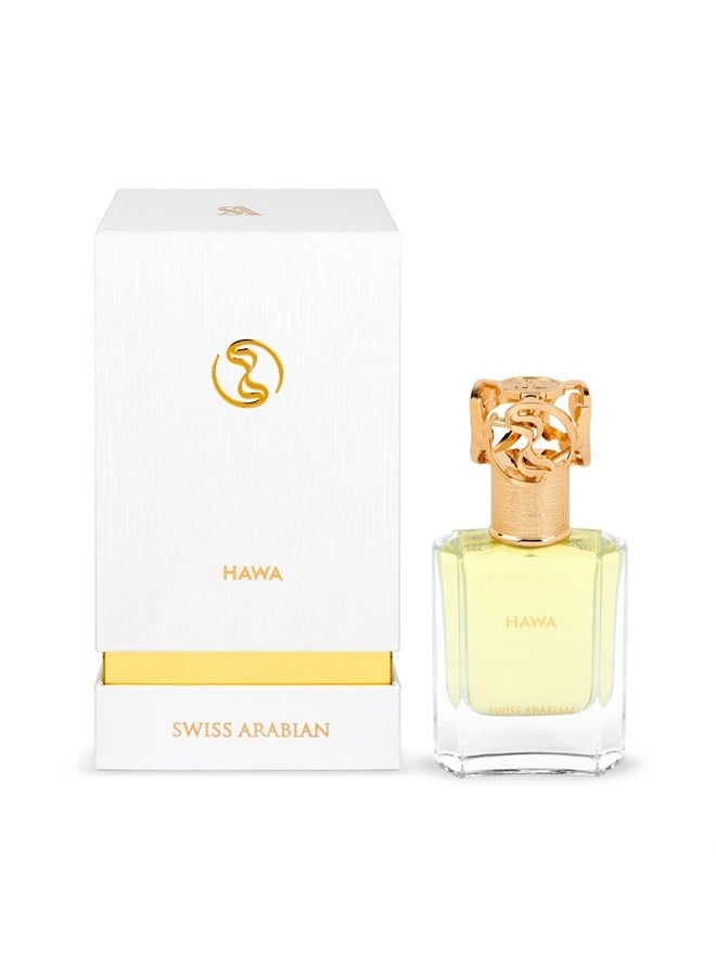 Hawa - Luxury Product from Dubai - Notes of White Florals, Citrus, Amber - Long Lasting and Addictive Personal EDP Spray Fragrance - A Seductive, Signature Aroma - 1.7 oz