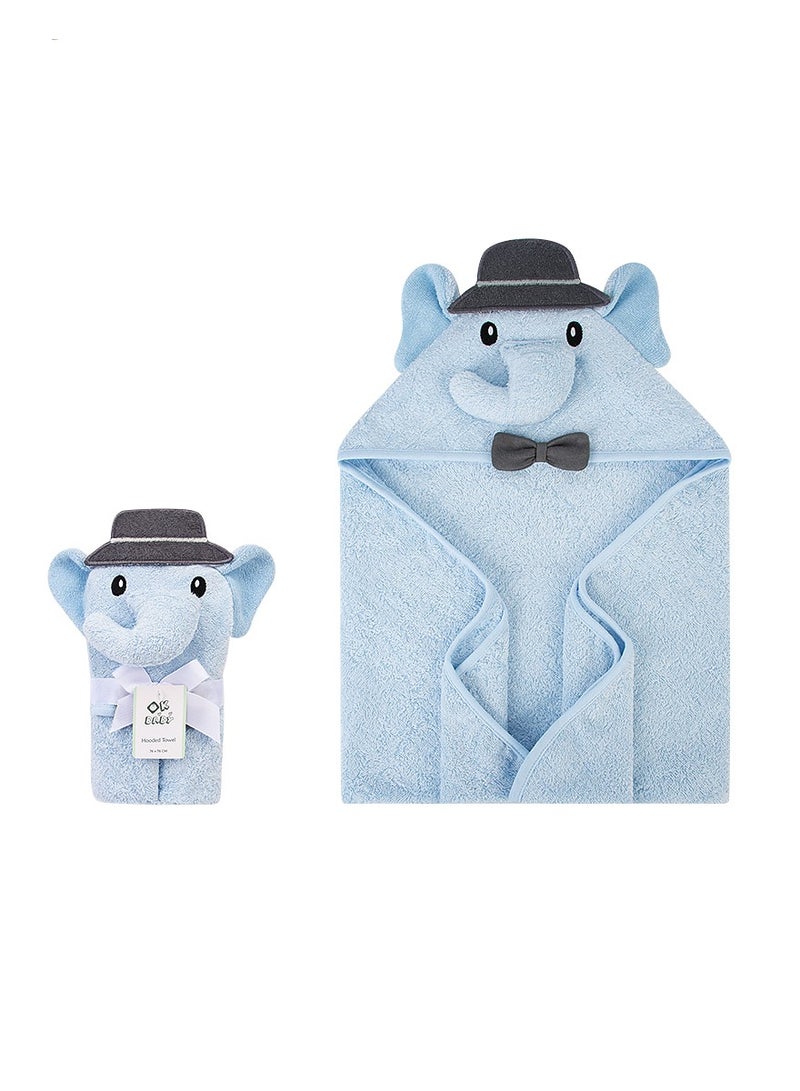 Factory Price Animal Stuffed Newborn Hooded Towel Gift Set - Mr. Elephant