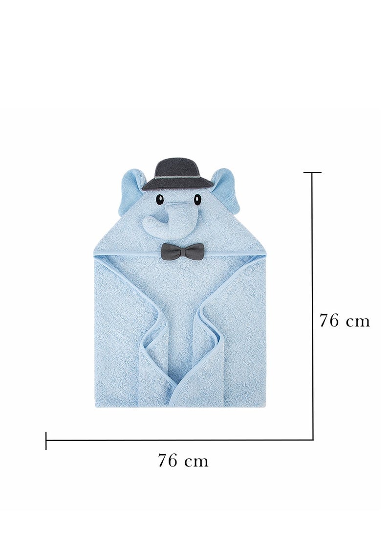 Factory Price Animal Stuffed Newborn Hooded Towel Gift Set - Mr. Elephant