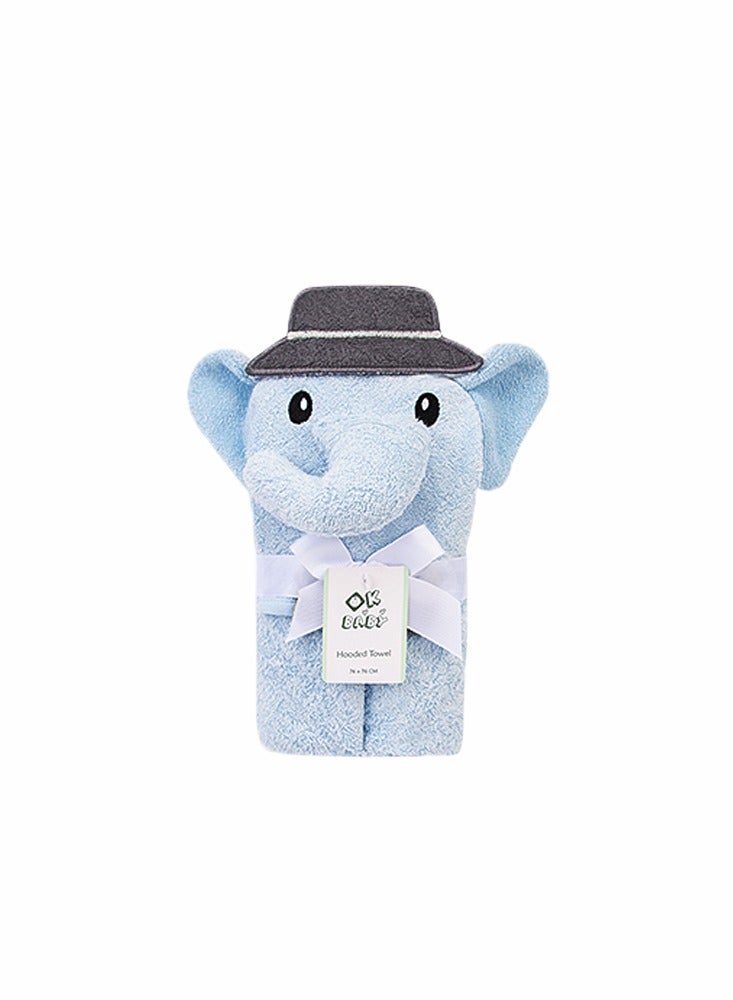 Factory Price Animal Stuffed Newborn Hooded Towel Gift Set - Mr. Elephant