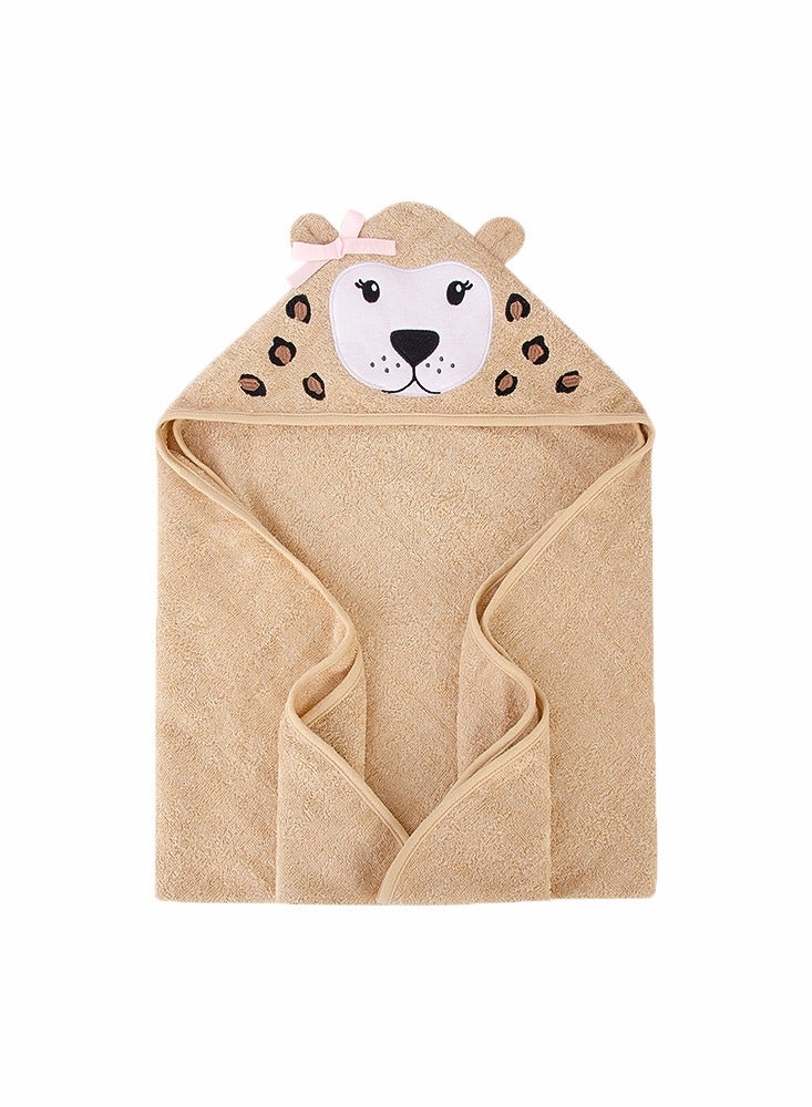 Factory Price Animal Stuffed Newborn Hooded Towel Gift Set - Cheetah