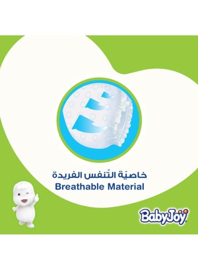 Baby Diapers, Newborn, Size 1, Up To 4 Kg, 204 Count (68 x 3) - Breathable Material, Compressed, Cotton Touch