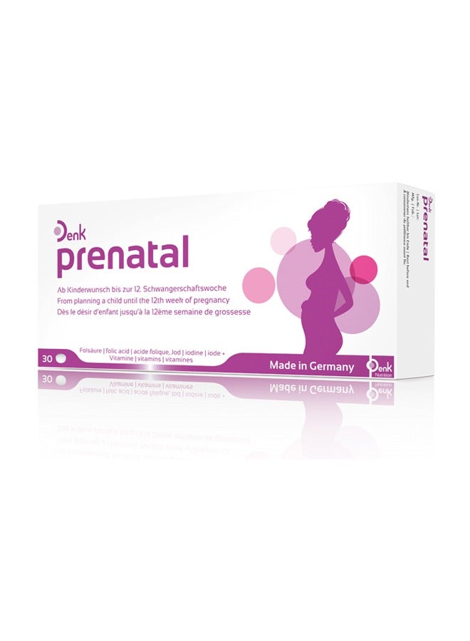 Prenatal 30 Tablets – Essential Nutrients for Pregnancy Support