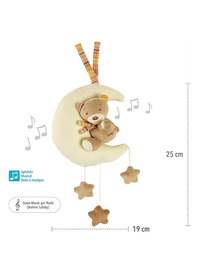 Cuddles - Portable Wind-Up Musical Mobile - Teddy And Moon