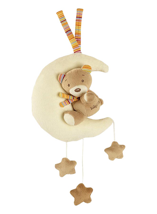 Cuddles - Portable Wind-Up Musical Mobile - Teddy And Moon