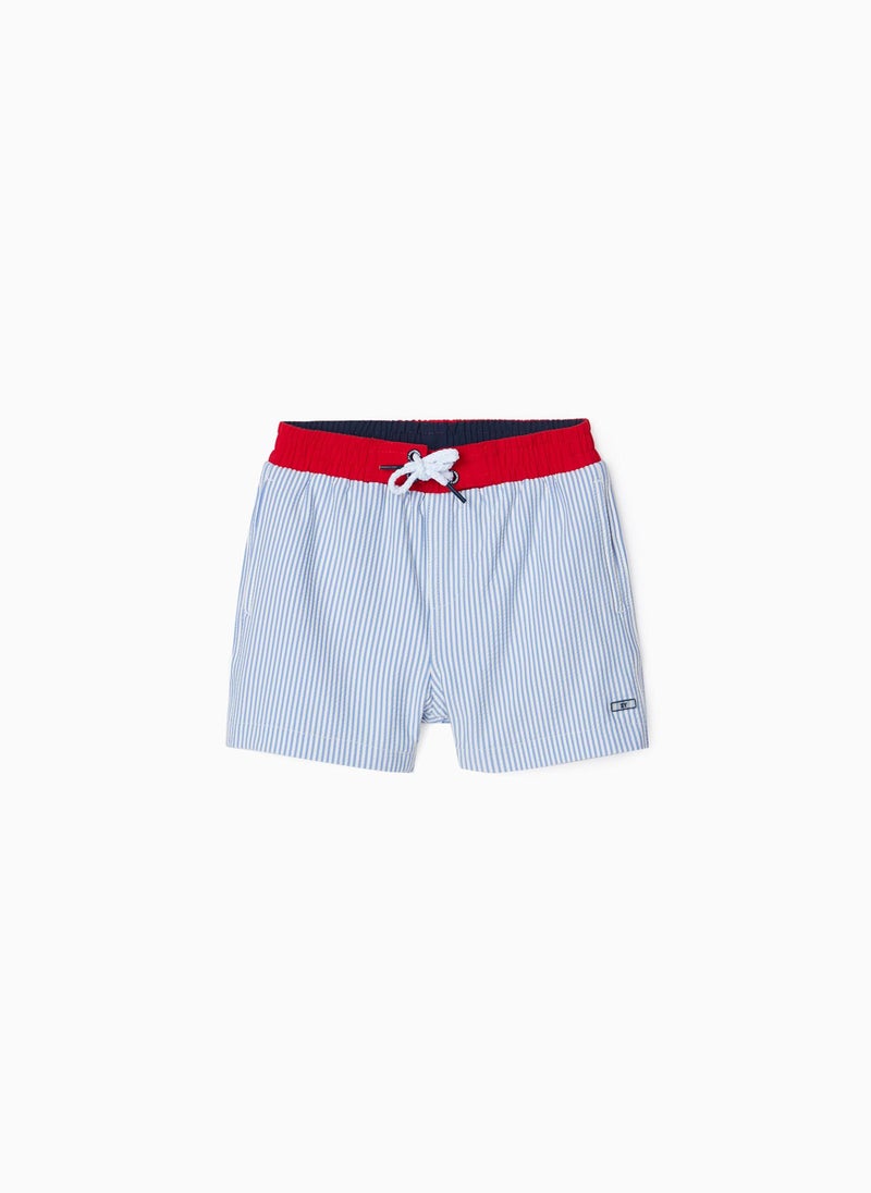 Swim Shorts for Boys 'You&Me', Blue/Red