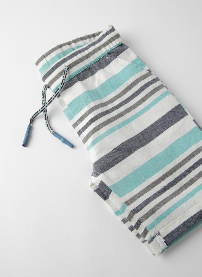 Striped Shorts for Boys, Multicoloured