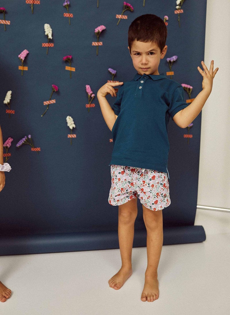 Swim Shorts UPF 80 for Boys, Multicoloured