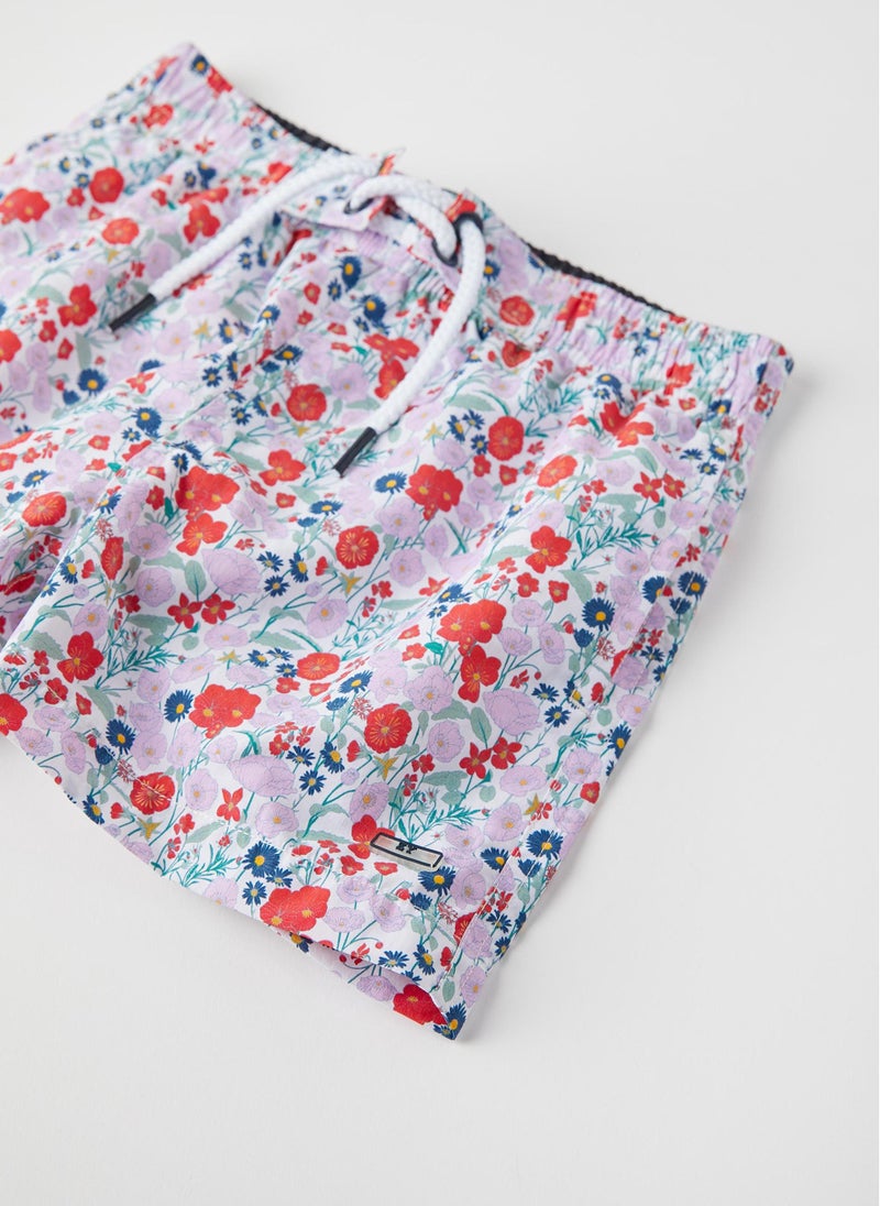 Swim Shorts UPF 80 for Boys, Multicoloured