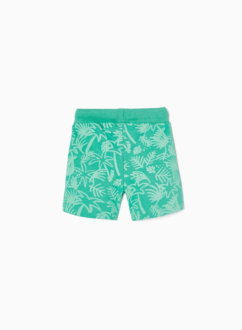 Cotton Shorts for Baby Boys 'Tropical', Green