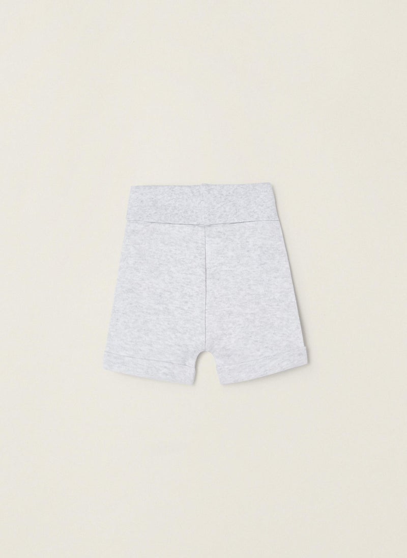 Zippy Pack 2 Cotton Shorts for Newborns Cloud