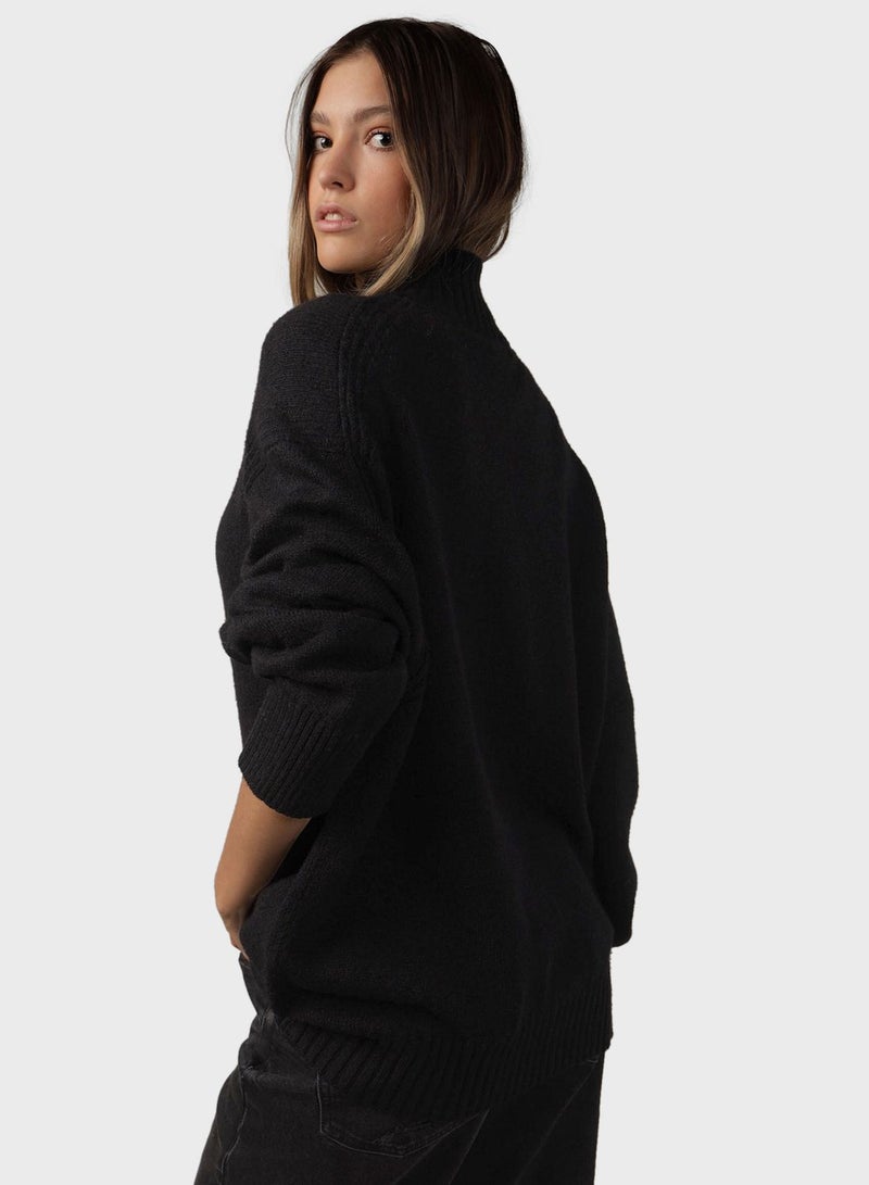 Mock Neck Sweater