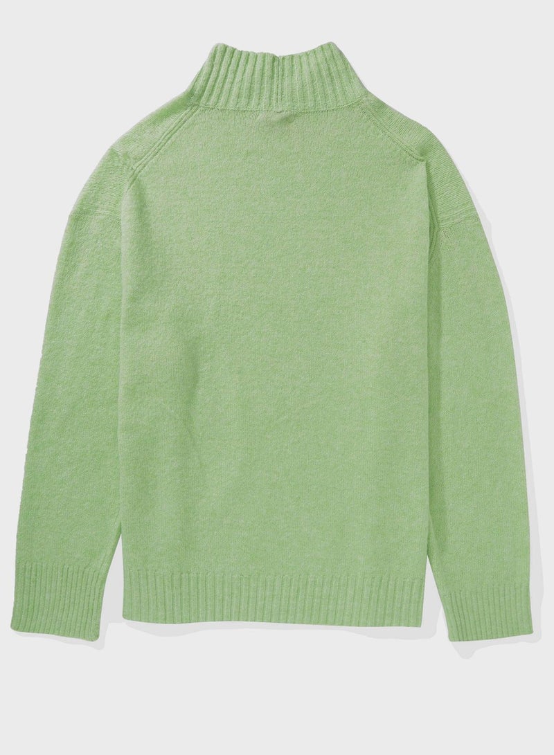 Mock Neck Sweater