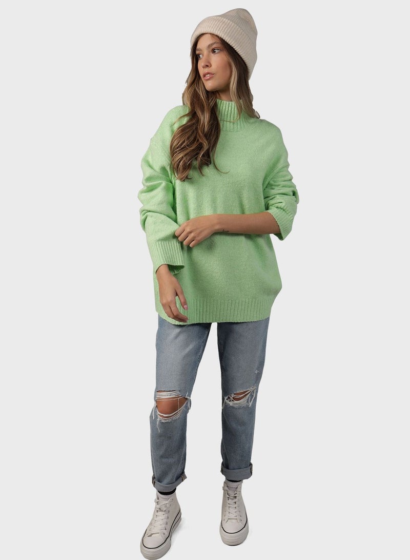 Mock Neck Sweater