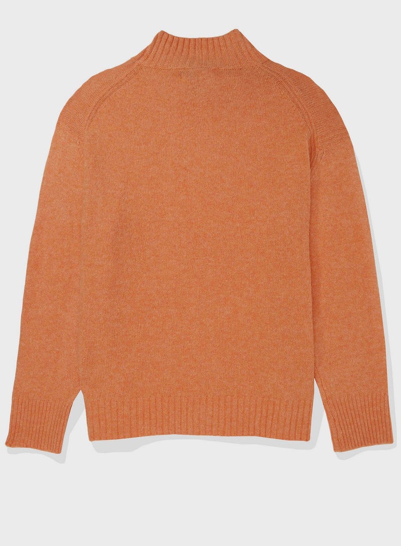 Mock Neck Sweater