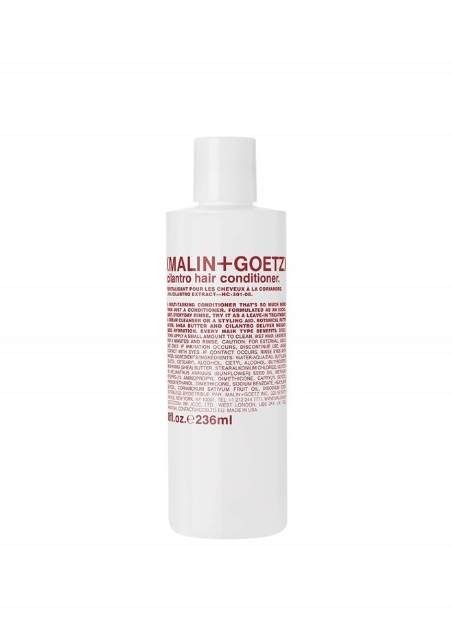cilantro conditioner ‚Äîresidue-free, lightweight scalp treatment. conditions, detangles, balances pH, intensely hydrates. tames frizz for all hair types. vegan & cruelty-free, 8 Fl oz