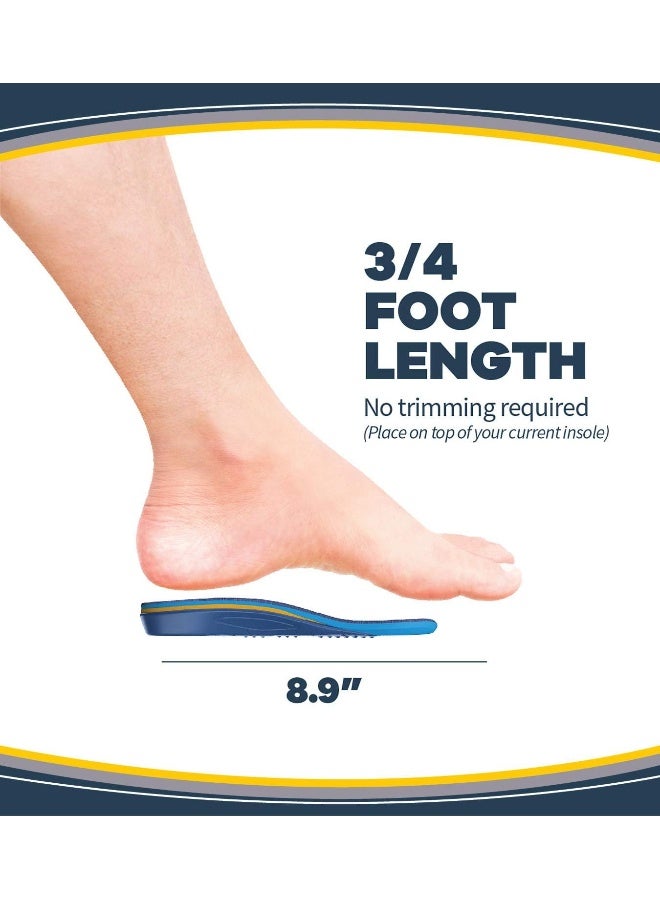 Dr. Scholl's Arthritis Pain Relief Orthotics // Clinically Proven Immediate Relief of Osteoarthritis Pain in Feet, Knees and Hips, Blue