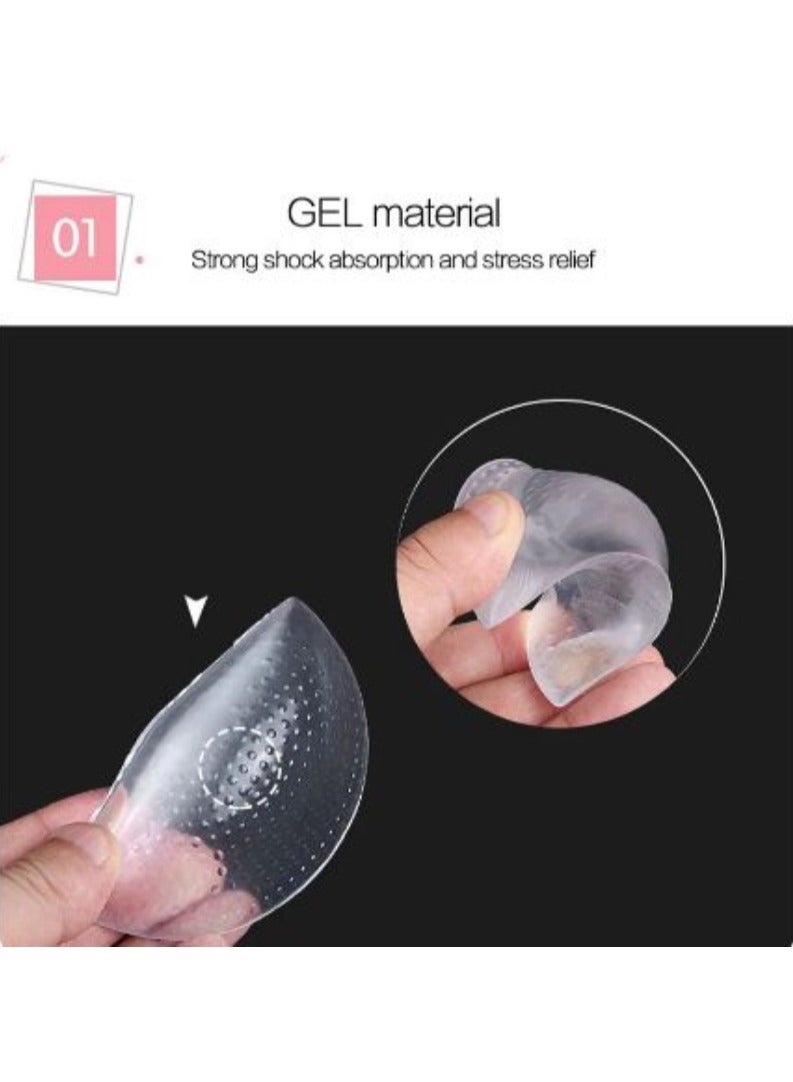 1pair Arches Orthotic Arch Support Foot Insole Brace Flat Feet Insoles Relieve Pain Shoes Orthotic Foot Care Pad Silica Gel
