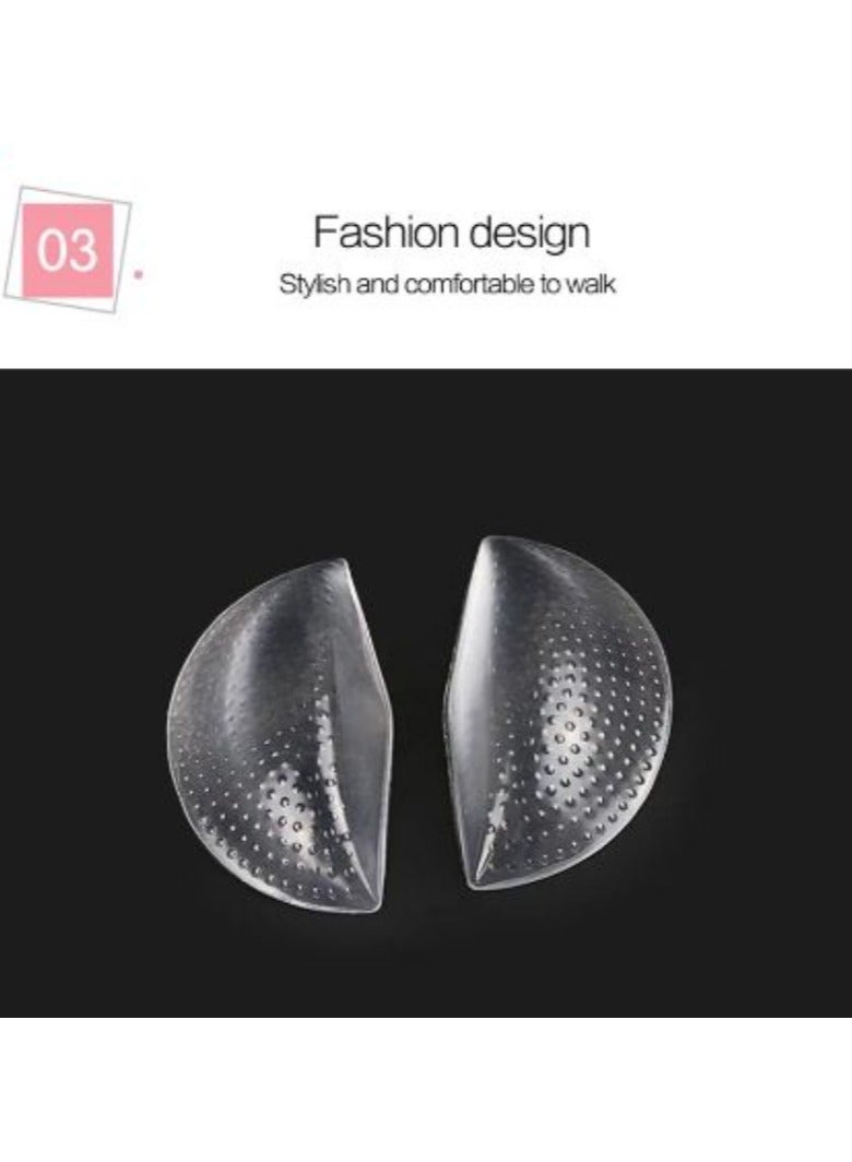 1pair Arches Orthotic Arch Support Foot Insole Brace Flat Feet Insoles Relieve Pain Shoes Orthotic Foot Care Pad Silica Gel