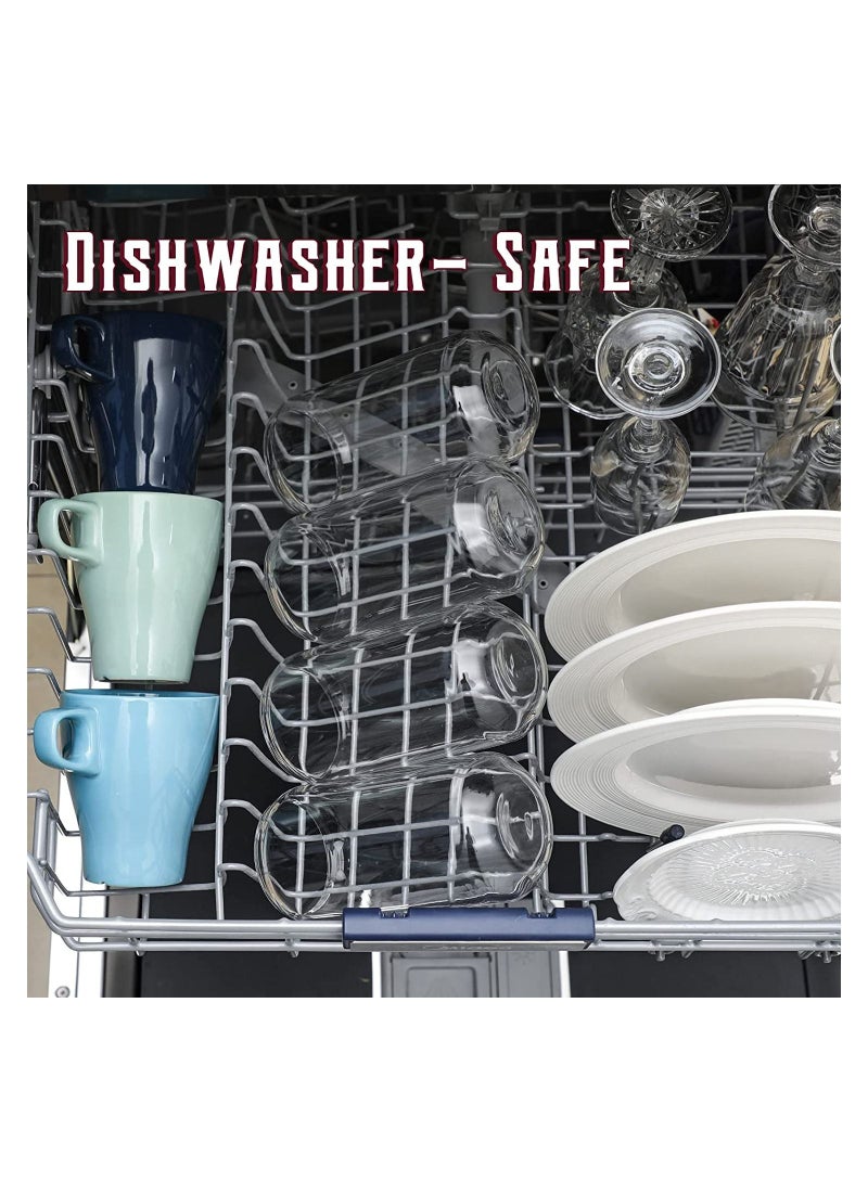 Glass Cans with Bamboo Cover, Can Shaped Glass Glass Cups Transparent Water Cup Juice Drink Cup Drinking Cups with Straw for Water and Mixed Drink for Any Drink and Any Occasion ( 500 Ml )