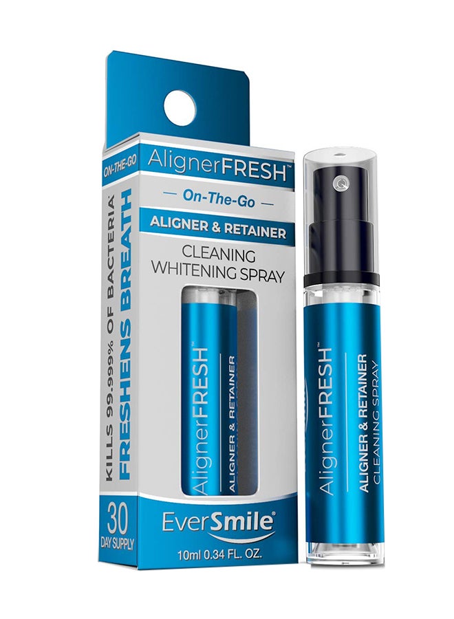 Alignerfresh Retainer And Envisaging Cleaner Spray Red