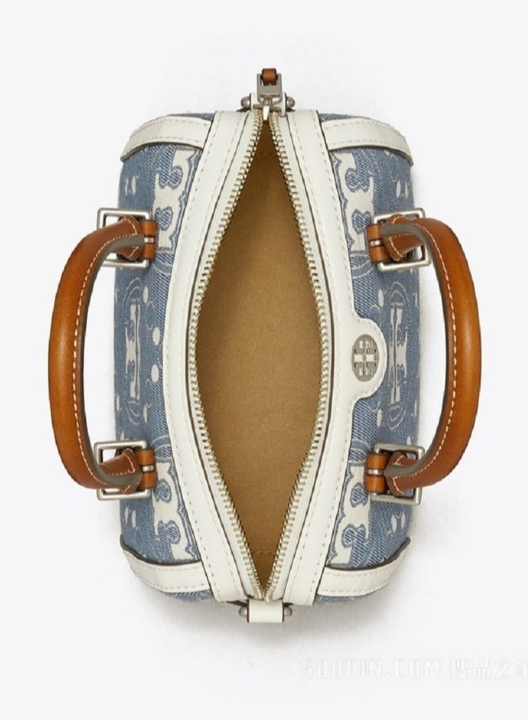 TORY BURCH T Monogram Mini Barrel Bag