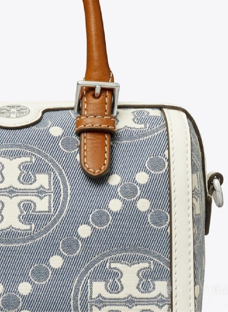 TORY BURCH T Monogram Mini Barrel Bag