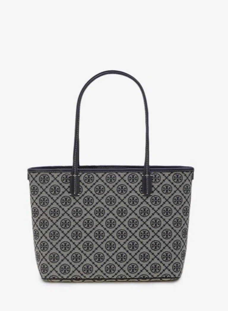 Tory Burch T Monogram Classic Print Tote Bag Shopping Bag Shoulder Bag