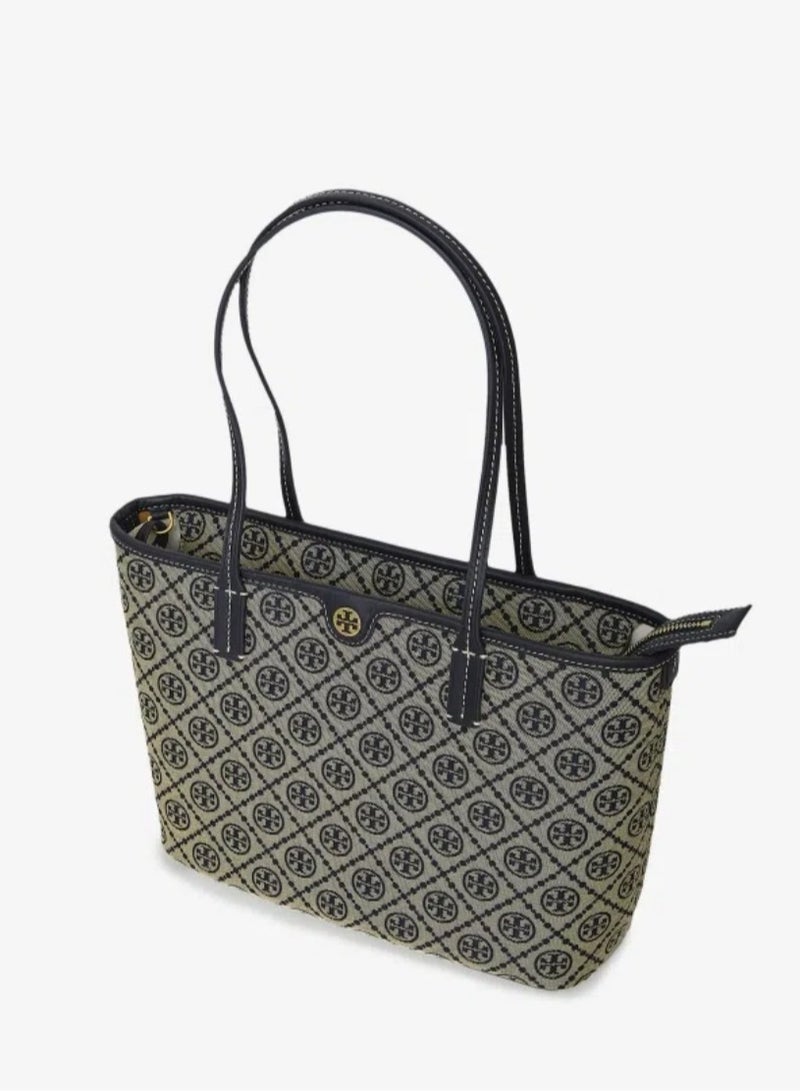 Tory Burch T Monogram Classic Print Tote Bag Shopping Bag Shoulder Bag