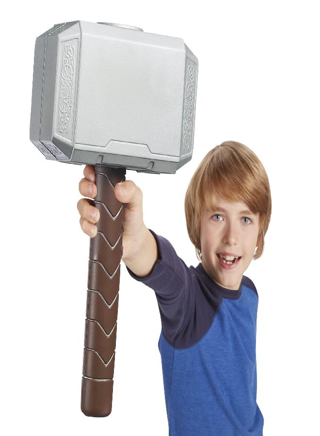 Marvel Thor Battle Hammer Role Play Toy, Weapon Accessory Inspired by The Comics Super Hero, for Kids Ages 5 and Up (Amazon Exclusive)