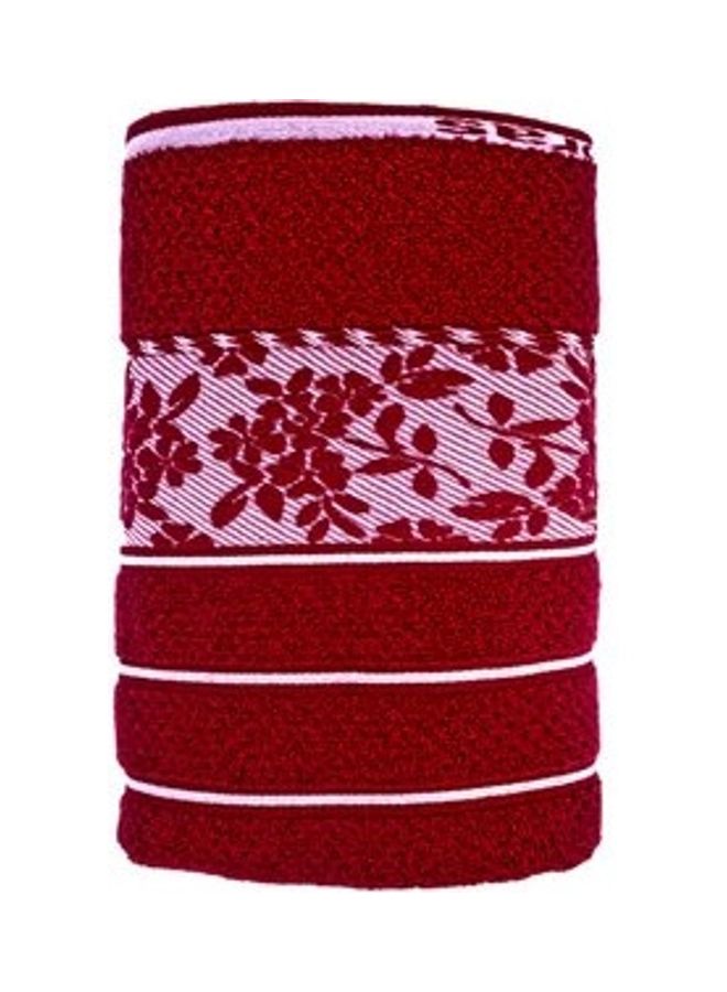 Egyptian Face Towel Red/White 70×140cm