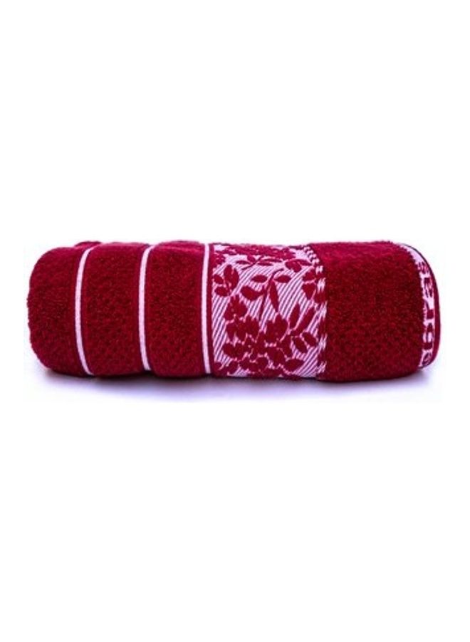 Egyptian Face Towel Red/White 70×140cm