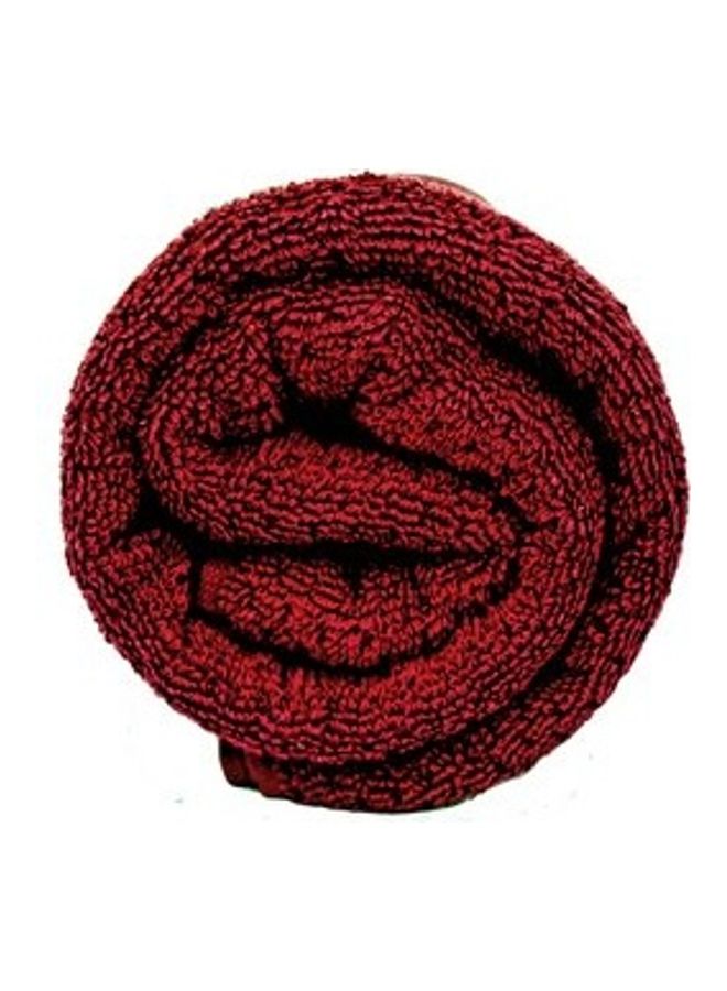 Egyptian Face Towel Red/White 70×140cm