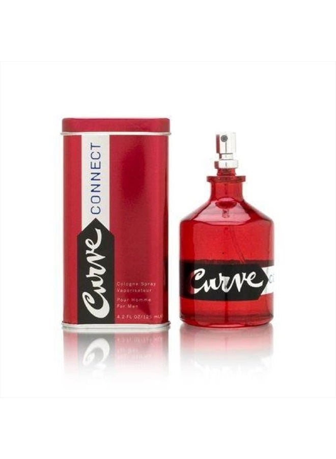 Men's Cologne Fragrance Spray by Curve, Casual Day or Night Scent, Curve Connect, 4.2 Fl Oz