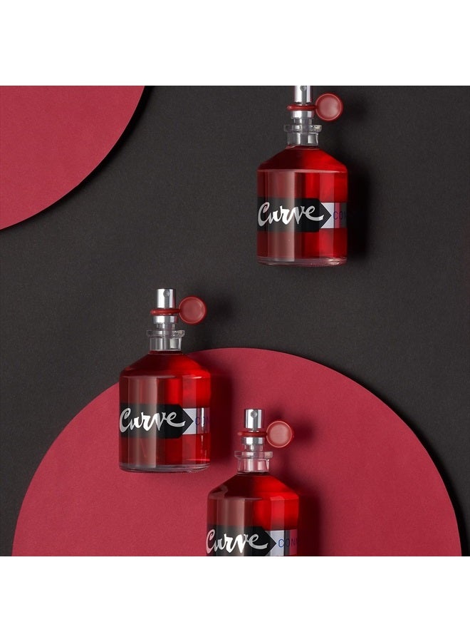 Men's Cologne Fragrance Spray by Curve, Casual Day or Night Scent, Curve Connect, 4.2 Fl Oz