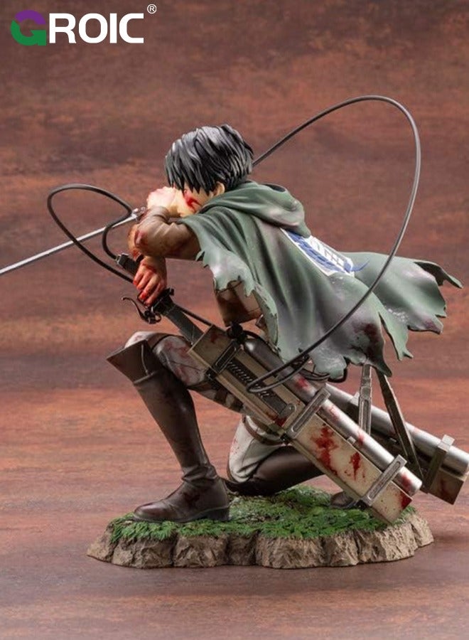 Attack ON Titan Figure- Levi·Ackerman Figure, Collectible Cleaning Levi Ackerman Figure from Attack on Titan Anime by Youtooz Attack on Titan Collection