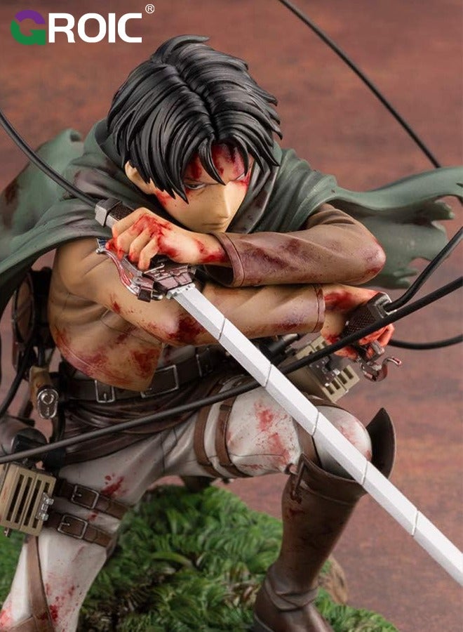 Attack ON Titan Figure- Levi·Ackerman Figure, Collectible Cleaning Levi Ackerman Figure from Attack on Titan Anime by Youtooz Attack on Titan Collection