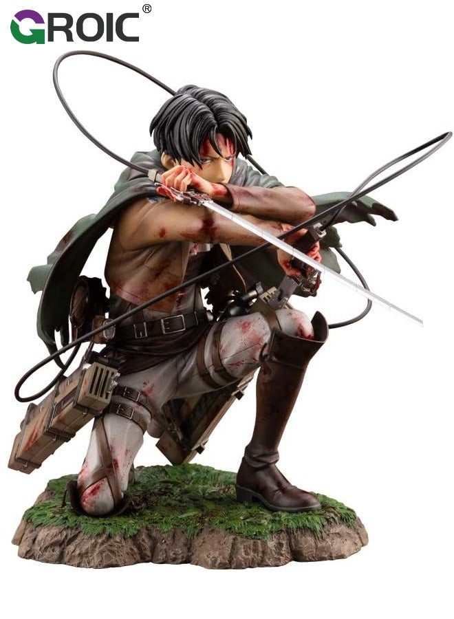 Attack ON Titan Figure- Levi·Ackerman Figure, Collectible Cleaning Levi Ackerman Figure from Attack on Titan Anime by Youtooz Attack on Titan Collection