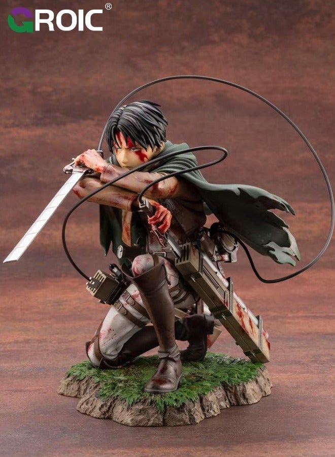 Attack ON Titan Figure- Levi·Ackerman Figure, Collectible Cleaning Levi Ackerman Figure from Attack on Titan Anime by Youtooz Attack on Titan Collection