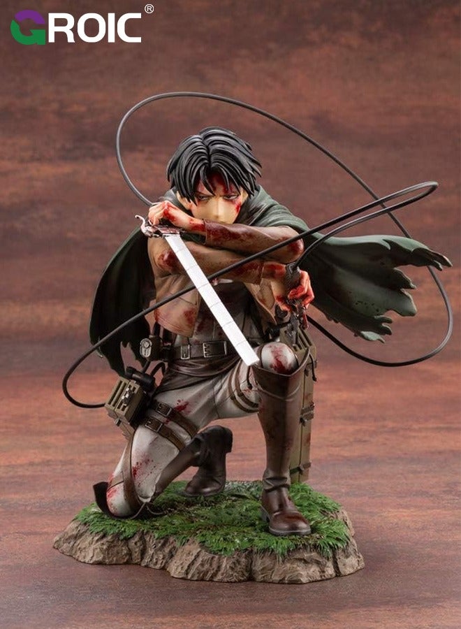 Attack ON Titan Figure- Levi·Ackerman Figure, Collectible Cleaning Levi Ackerman Figure from Attack on Titan Anime by Youtooz Attack on Titan Collection