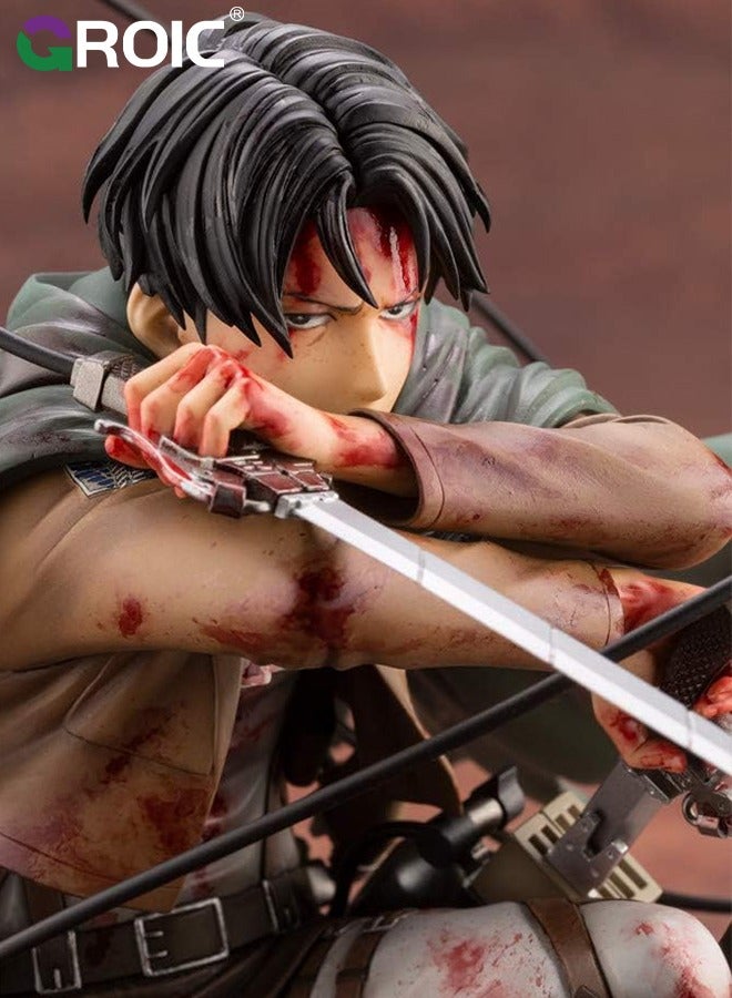 Attack ON Titan Figure- Levi·Ackerman Figure, Collectible Cleaning Levi Ackerman Figure from Attack on Titan Anime by Youtooz Attack on Titan Collection