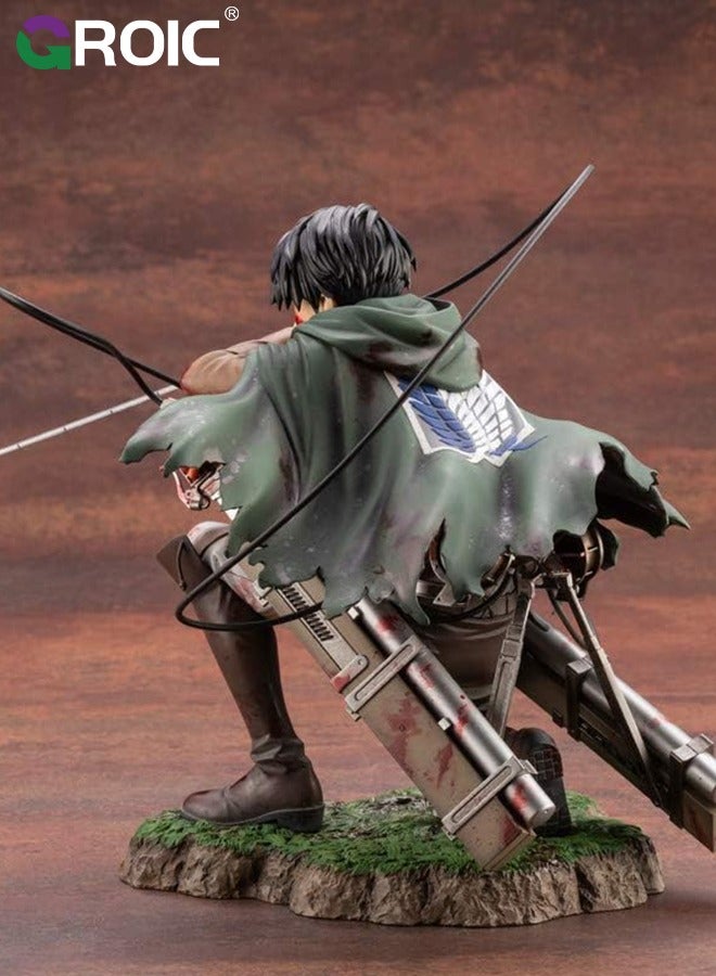 Attack ON Titan Figure- Levi·Ackerman Figure, Collectible Cleaning Levi Ackerman Figure from Attack on Titan Anime by Youtooz Attack on Titan Collection