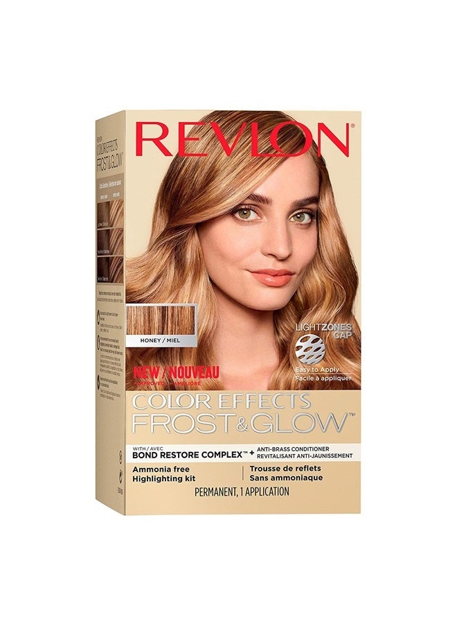 Revlon Permanent Hair Color, Permanent Hair Dye, Color Effects Highlighting Kit, Ammonia Free & Paraben Free, 30 Honey, 8 Oz, (Pack of 1)