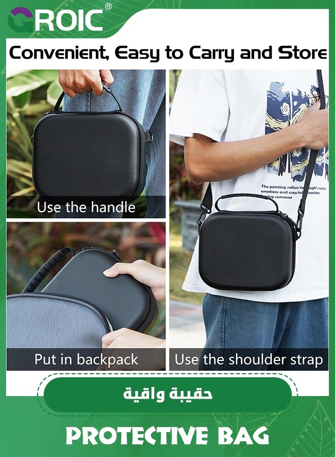 Carrying Case for DJI Osmo Pocket 3 - Portable PU Storage Protective Bag Travel Box for DJI Osmo Pocket 3 Combo Accessories