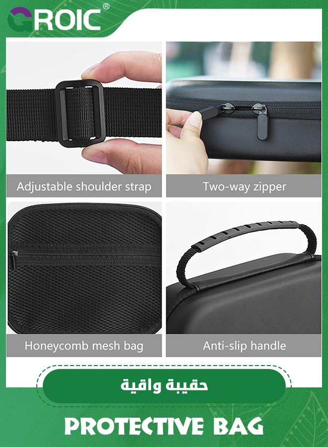Carrying Case for DJI Osmo Pocket 3 - Portable PU Storage Protective Bag Travel Box for DJI Osmo Pocket 3 Combo Accessories