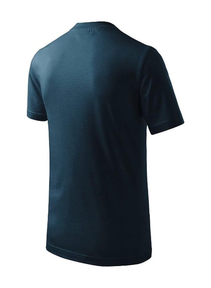 10 pcs Adult Round Neck Combed Men's T Shirt 190 GSM Pure Cotton Basic Colors