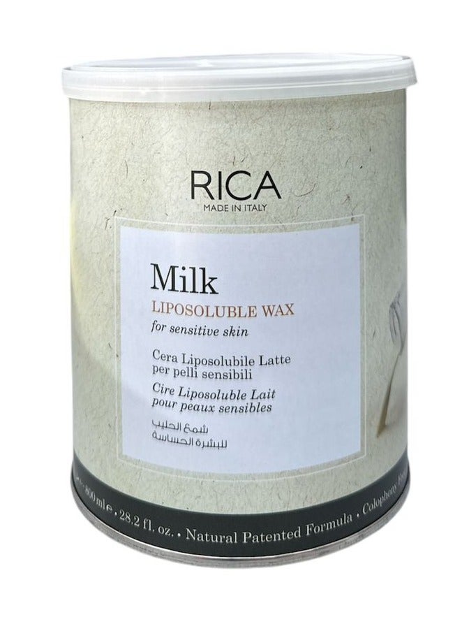 MILK LIPOSOLUBLE WAX FOR SENSITIVE SKIN 800ML