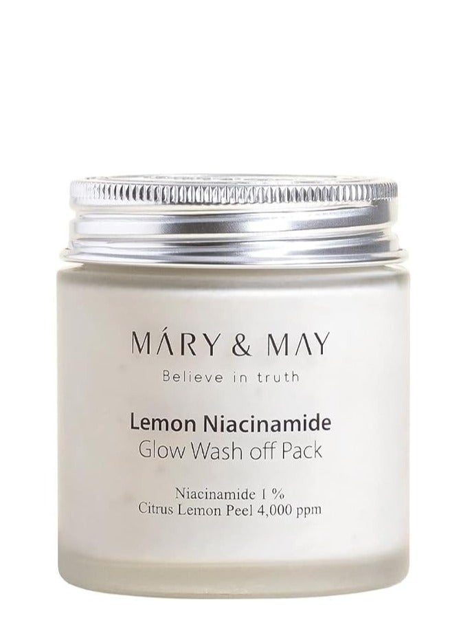 May Mary & May Lemon Niacinamide Glow Wash Off Pack Radiance - 125g