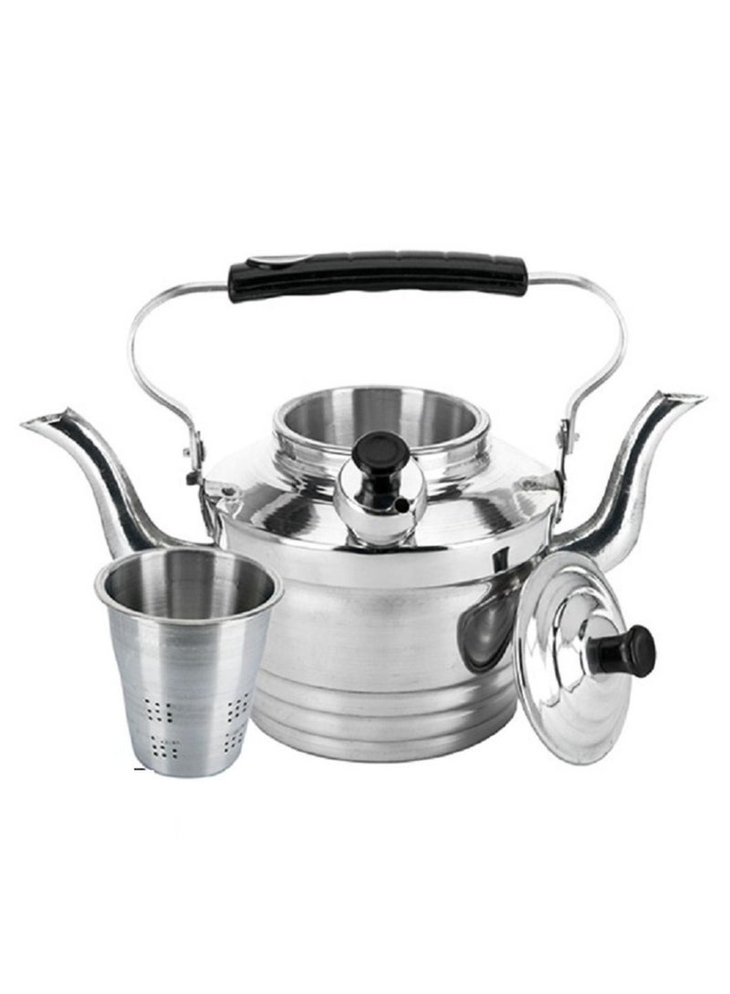 Double Sided Aluminum Teapot Kettle 2.2 Ltr