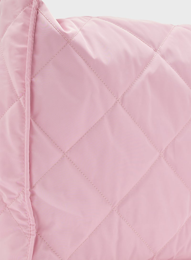 Quilted Oversized Hobo Bag